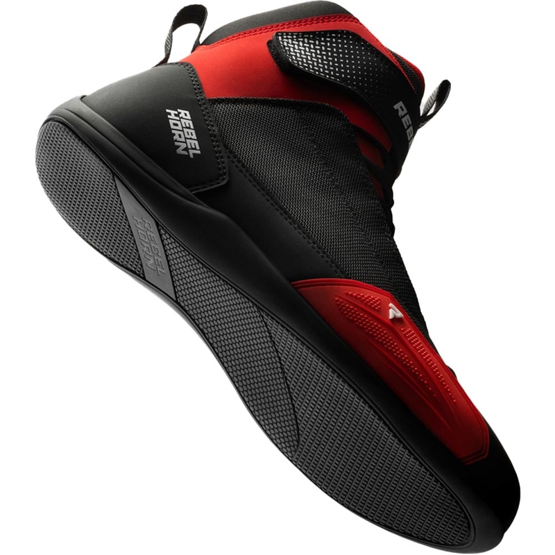 Мотоциклетни ботуши Rebelhorn Swift черно-червени