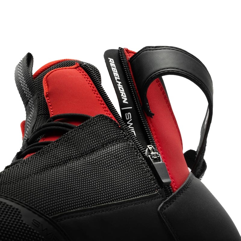 Мотоциклетни ботуши Rebelhorn Swift черно-червени