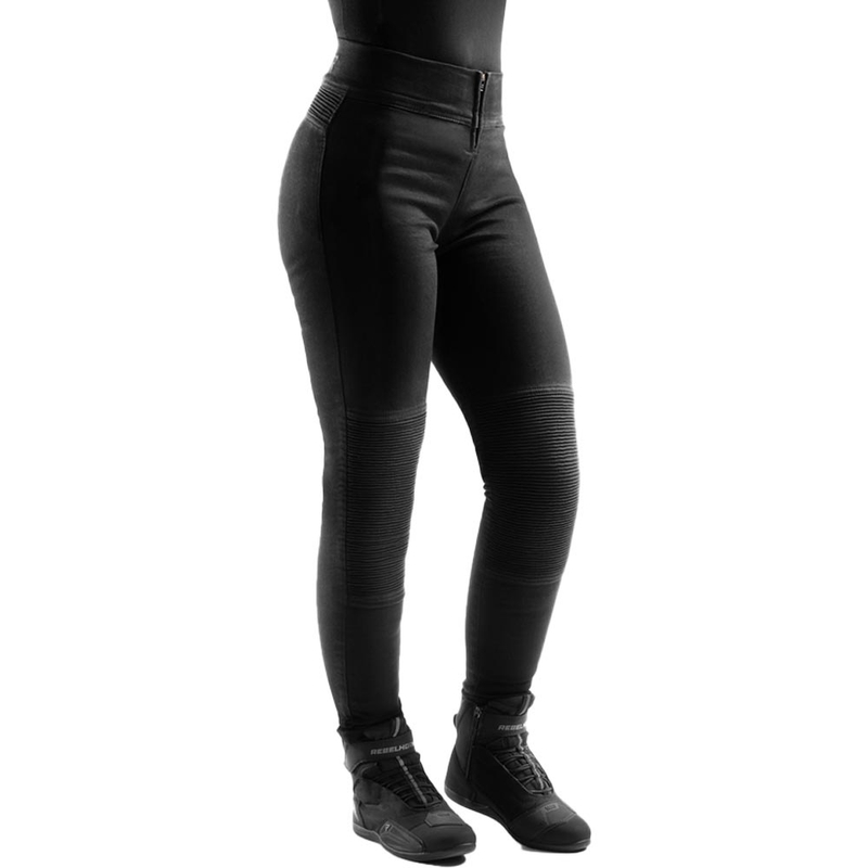 Дамски мотоциклетни клинове Rebelhorn Chica черни