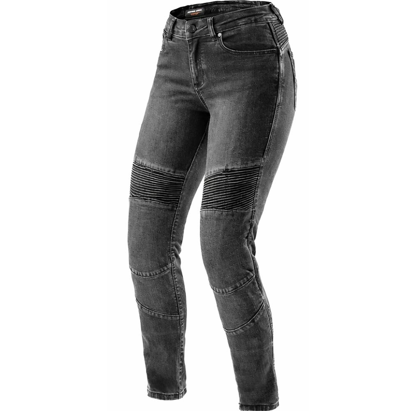 Дамски мотоциклетни дънки Rebelhorn Agness 2 Mono washed black