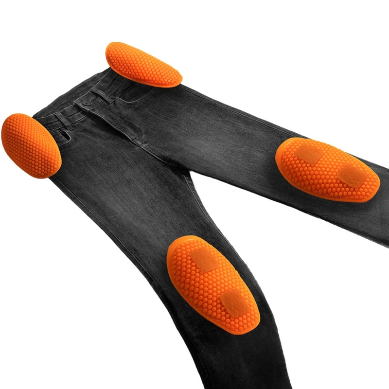Дамски мотоциклетни дънки Rebelhorn Classic Monolayer, изпрани черни