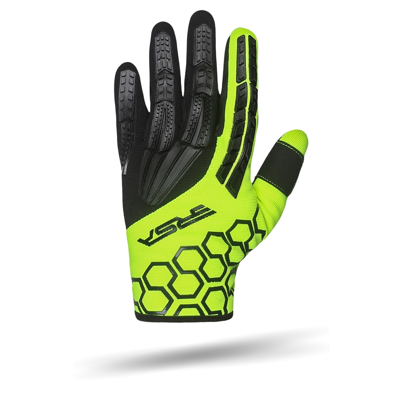 Ръкавици за мотоциклет RSA MX EVO black-fluo yellow