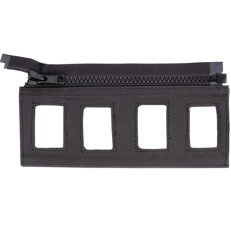 Колан за байкърски дънки Rebelhorn Unity, черен