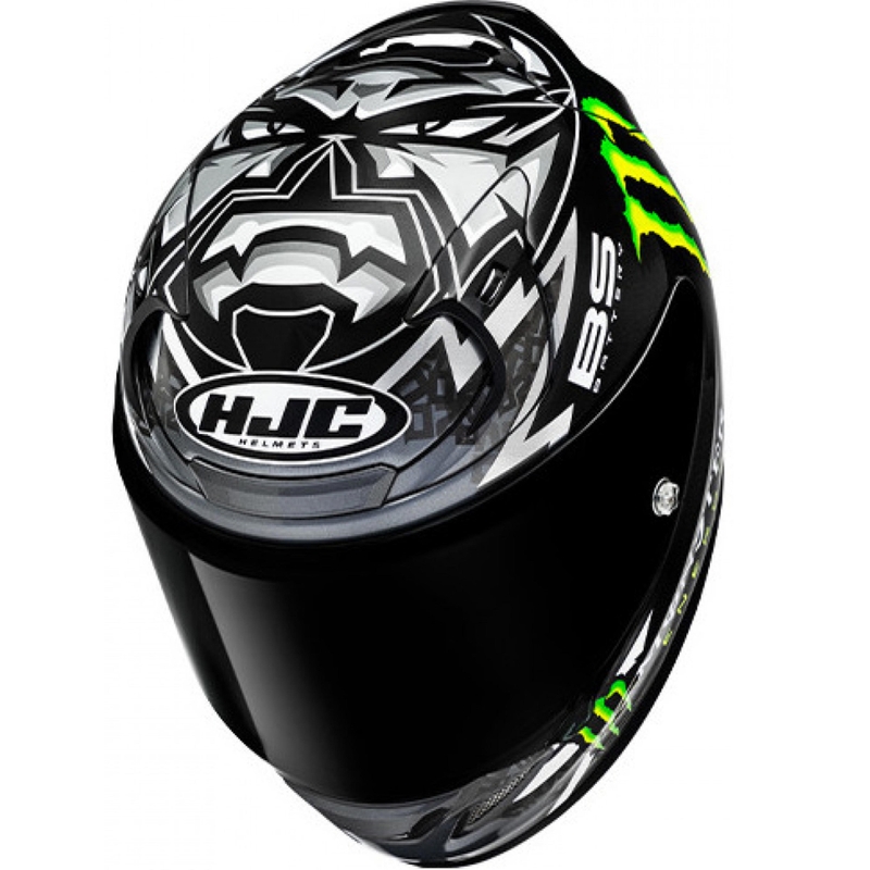 HJC RPHA 12 Quartararo Replica BL MC5 Мотоциклетна каска с пълно лице, черна