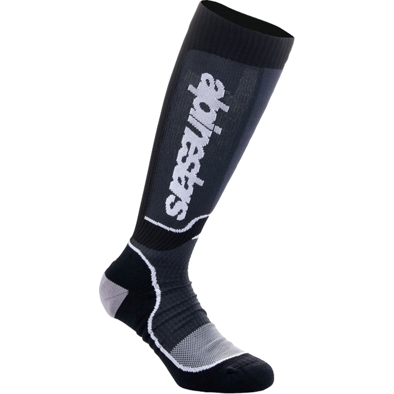 Детски чорапи Alpinestars MX Plus черно-бели