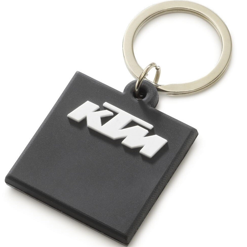 Гумен ключодържател KTM черен