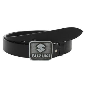 Кожен мото колан с катарама Suzuki