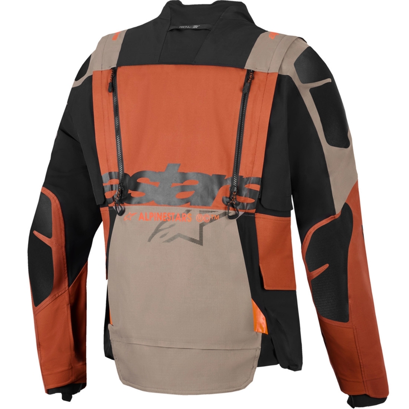 Мото яке Alpinestars Halo PRO Drystar XF, светлокафяво-тъмнооранжево-черно