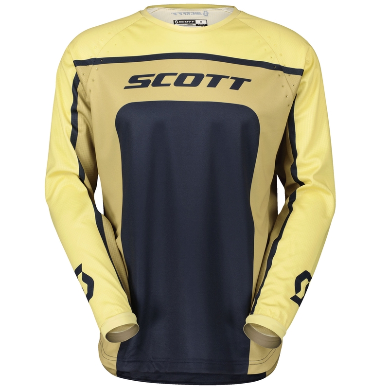 Мотокрос фланелка SCOTT 350 TRACK EVO бежово-синя