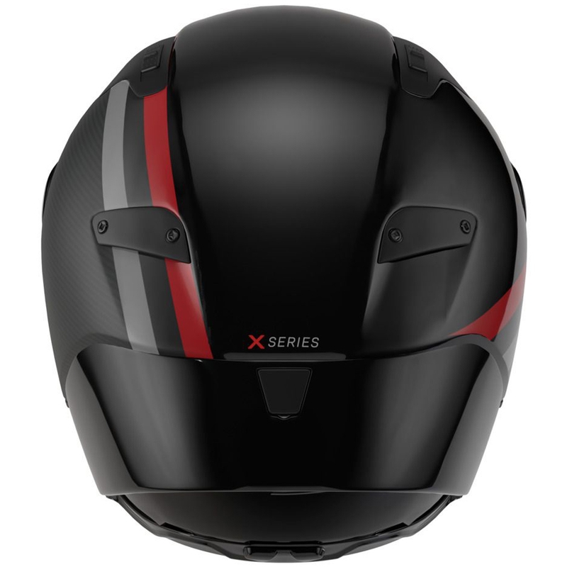 Мото каска за цял нос Nolan X-804 RS Ultra Carbon Gemini 364, лъскаво сиво-черно-червено-антрацит