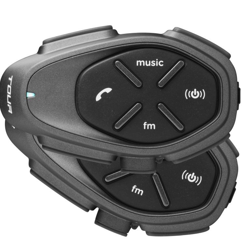 Bluetooth хендсфри интерфон CellularLine TOUR HD двоен пакет от 2 бр.