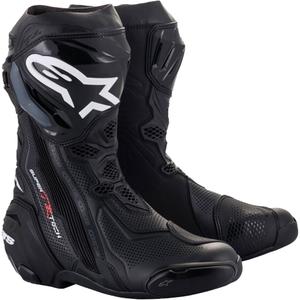 Alpinestars Supertech R Vented Black Мотоциклетни ботуши