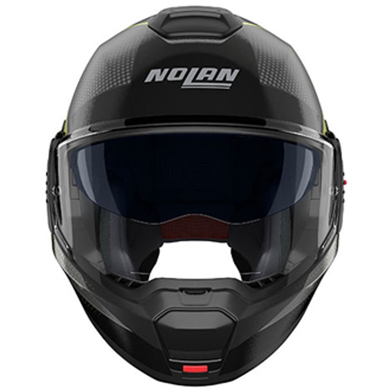 Мото каска Nolan N120-1 Ciclone, матово сиво-черно-зелена