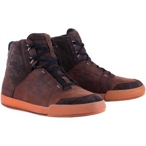 Alpinestars Chrome Crafted Drystar Браун гумени мотоциклетни ботуши