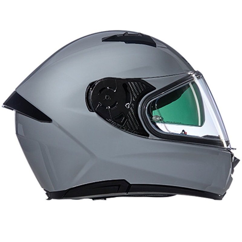 Мотоциклетна каска Nolan N60-6 Classico с пълно лице, лъскаво сива