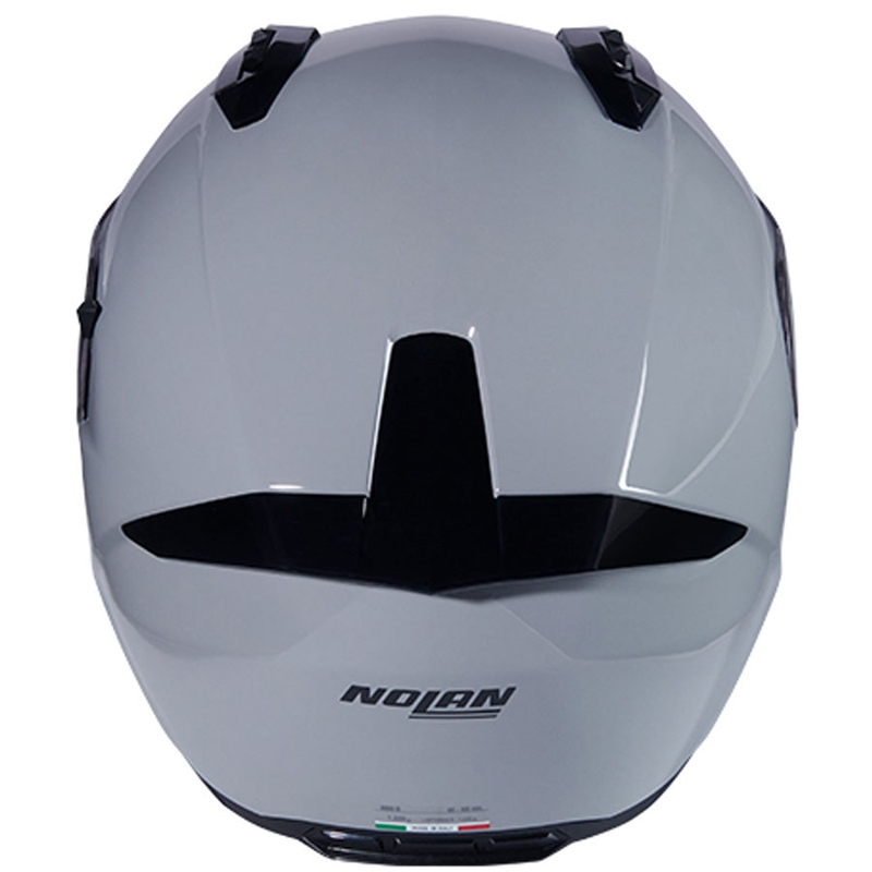 Мотоциклетна каска Nolan N60-6 Classico с пълно лице, лъскаво сива