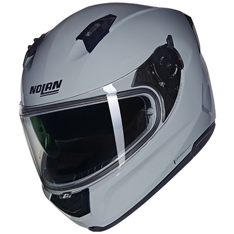 Мотоциклетна каска Nolan N60-6 Classico с пълно лице, лъскаво сива