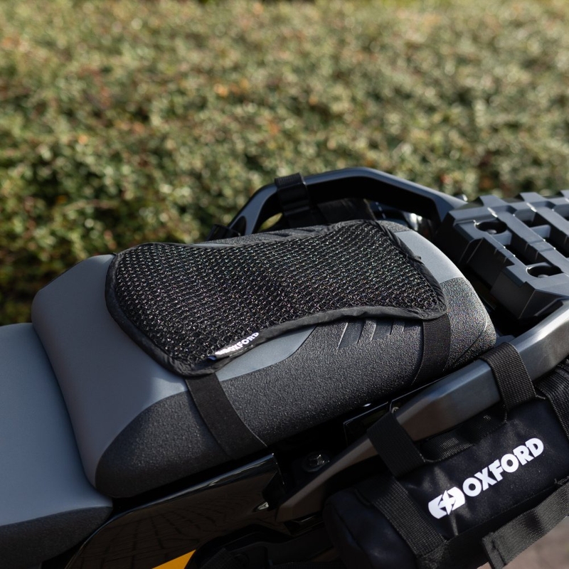 Вентилационна подложка над пътническата седалка и ендуро Oxford Cool Seat Pillion And Enduro черна