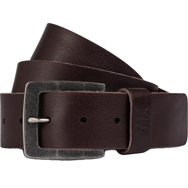 Кожен колан за мотоциклет PMJ Leather Belt кафяв разпродажба