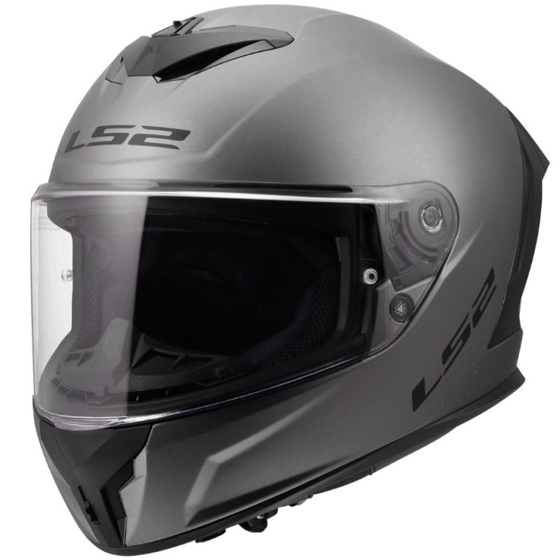 LS2 FF820 Rapid III Solid каска за мотоциклет с пълно лице, матов титан