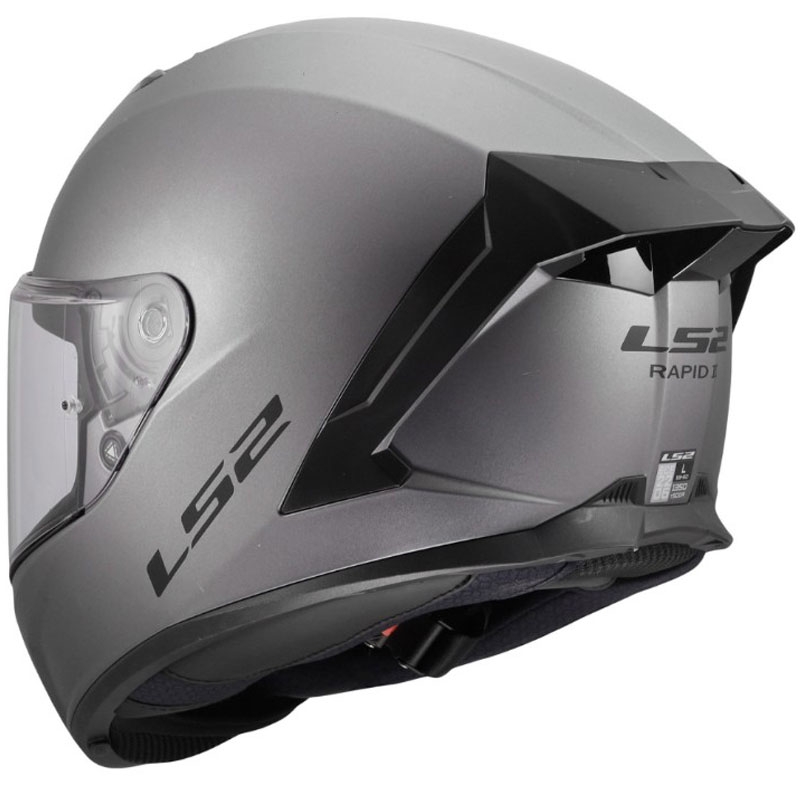 LS2 FF820 Rapid III Solid каска за мотоциклет с пълно лице, матов титан
