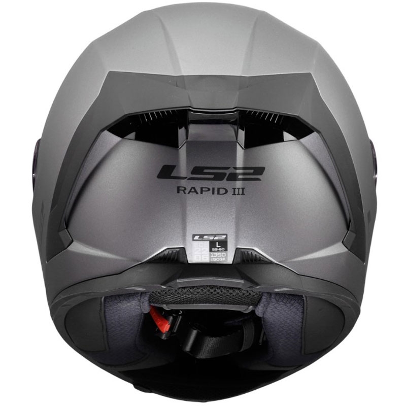 LS2 FF820 Rapid III Solid каска за мотоциклет с пълно лице, матов титан