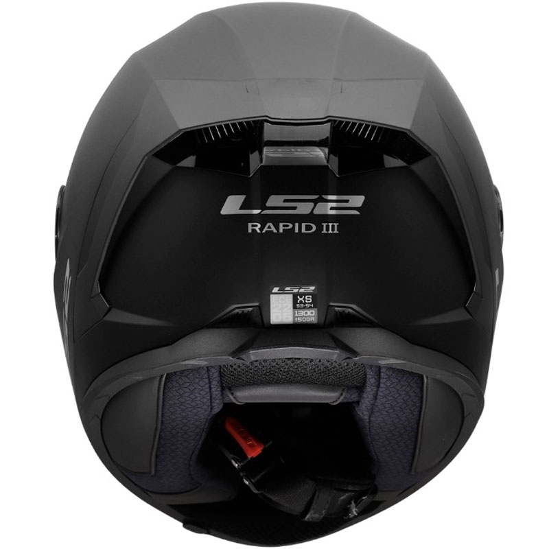 Мотоциклетна каска с пълно лице LS2 FF820 Rapid III, матово черно