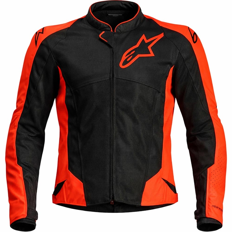 Мото яке Alpinestars Viper Air V4 fluo червено-черно