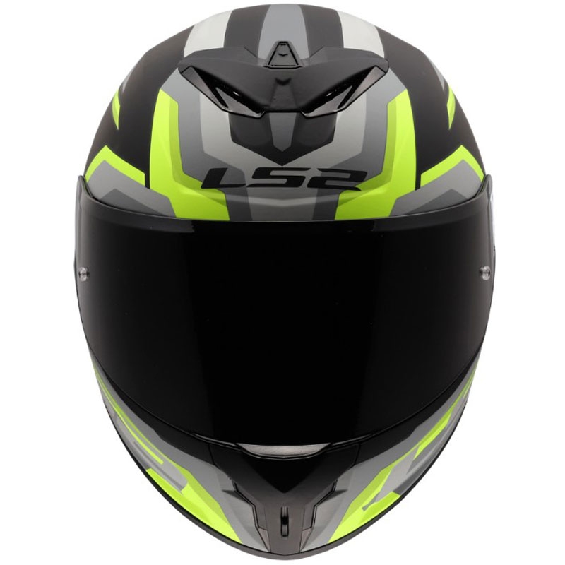 LS2 FF820 Rapid III Hyper каска за мотоциклет с пълно лице, матово черно-жълта