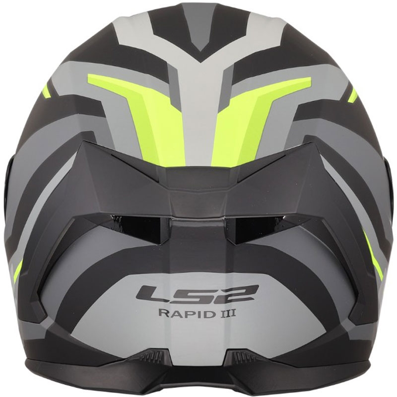 LS2 FF820 Rapid III Hyper каска за мотоциклет с пълно лице, матово черно-жълта