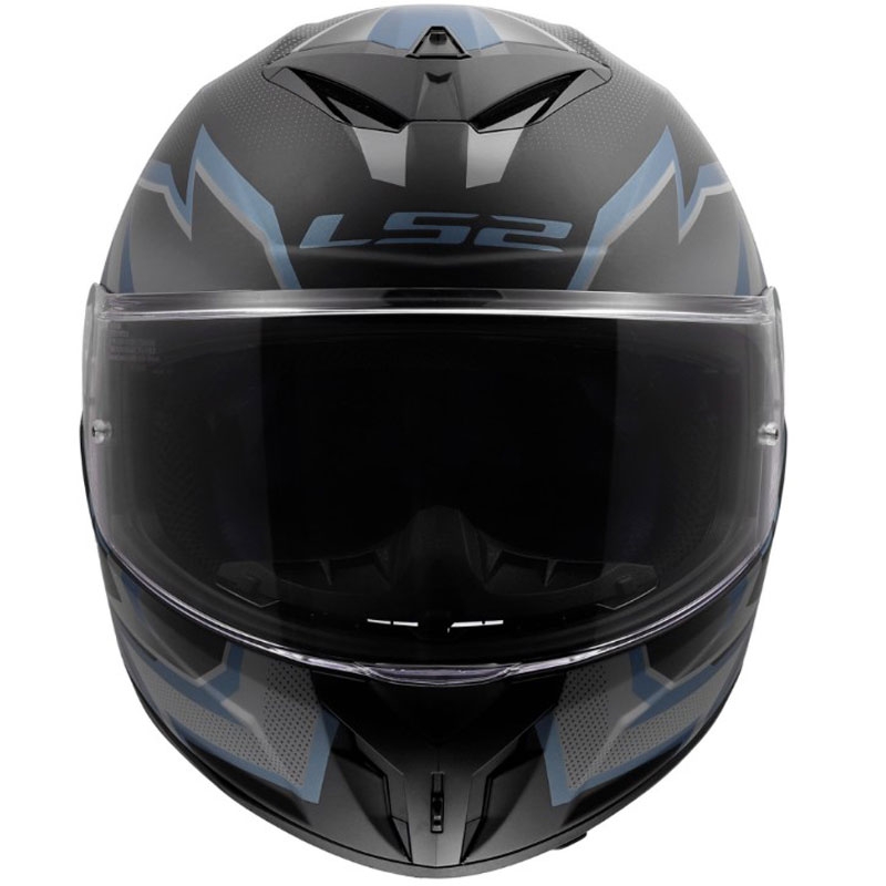 LS2 FF820 Rapid III Xtrem каска за мотоциклет с пълно лице, матово черно-синьо-петролно