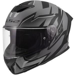 Мотоциклетна каска с пълно лице LS2 FF820 Rapid III Xtrem, матово черно-сива