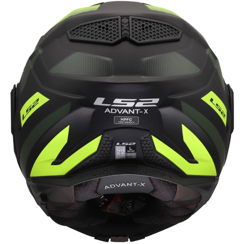 Мото каска с отваряне LS2 FF901 Advant X Nova матово флуоресцентно жълто-черно
