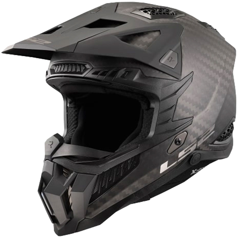 Мотокрос каска LS2 MX703 C X-FORCE CARBON матово черна