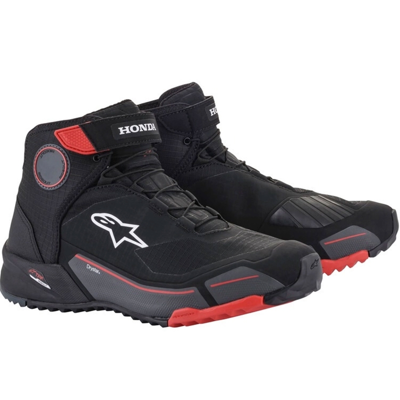 Alpinestars CR-X Drystar Honda Collection черно-червено-сиви ботуши за мотоциклет