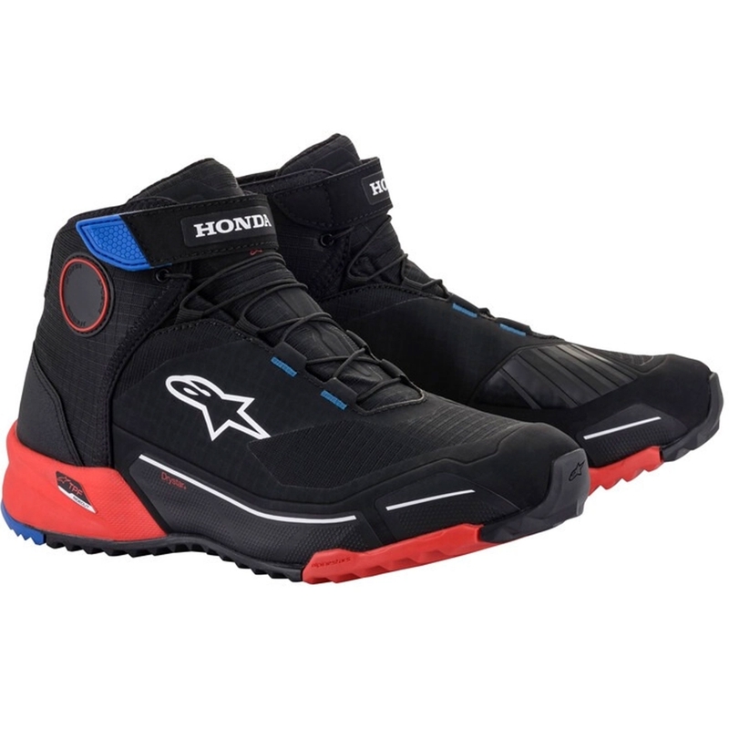 Alpinestars CR-X Drystar Honda Collection Черно-червено-сини мотоциклетни ботуши