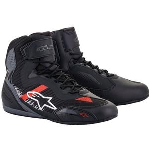 Alpinestars Faster 3 Rideknit Black-Grey-Red Мотоциклетни ботуши