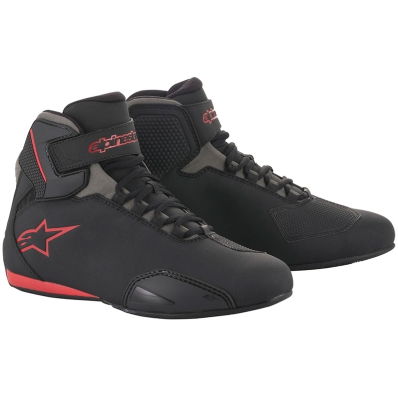 Alpinestars Sector Черни и червени мотоциклетни ботуши