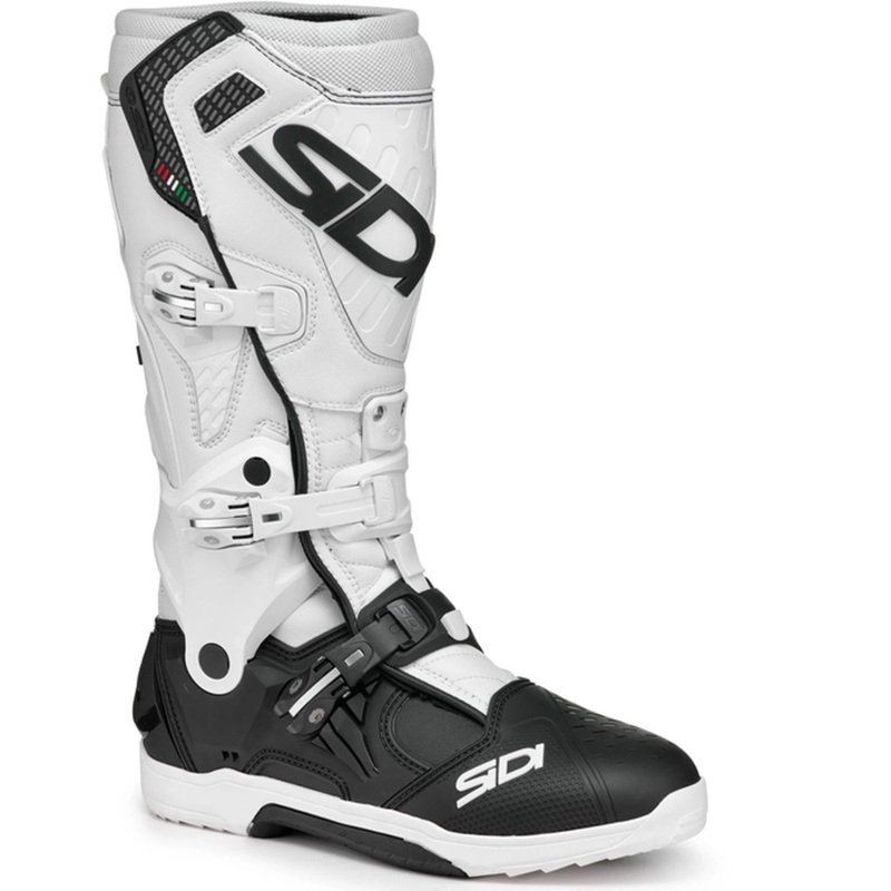 SiDi Crossair черно-бели ботуши за мотоциклет