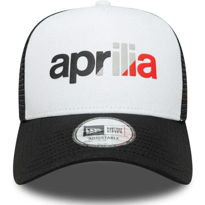 Шапка Aprilia 9forty Be A Racer с лого черно-бяла