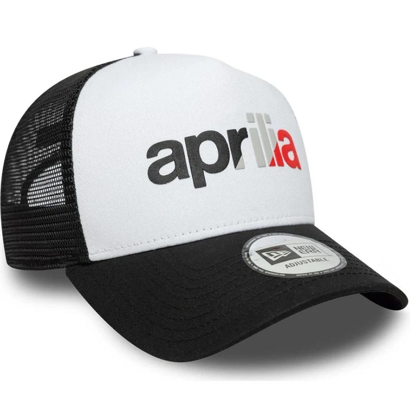 Шапка Aprilia 9forty Be A Racer с лого черно-бяла