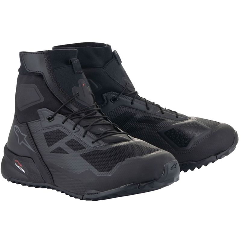 Мотоциклетни ботуши Alpinestars CR-1 в черно и тъмно сиво