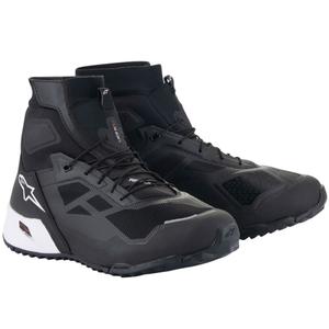 Alpinestars CR-1 черни и бели ботуши за мотоциклет