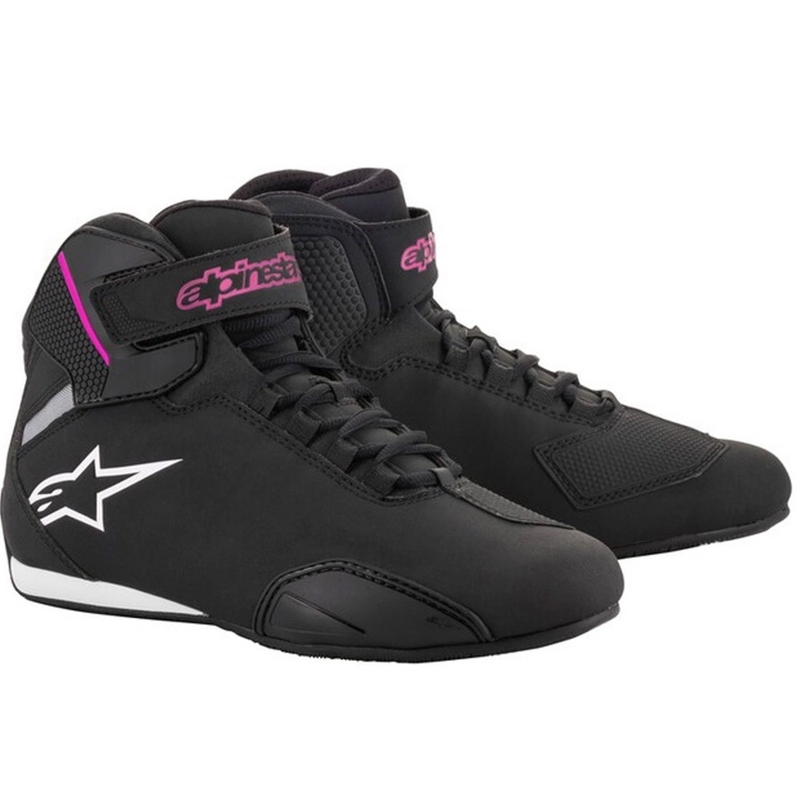 Дамски мотоциклетни ботуши Alpinestars Stella Sektor, черно-лилави