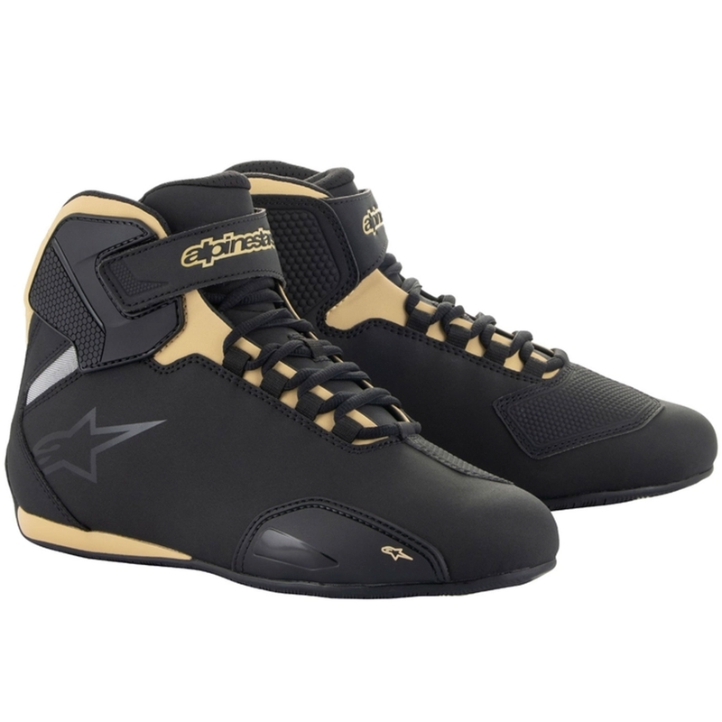 Alpinestars Stella Sector Black-Champagne дамски ботуши за мотоциклетизъм