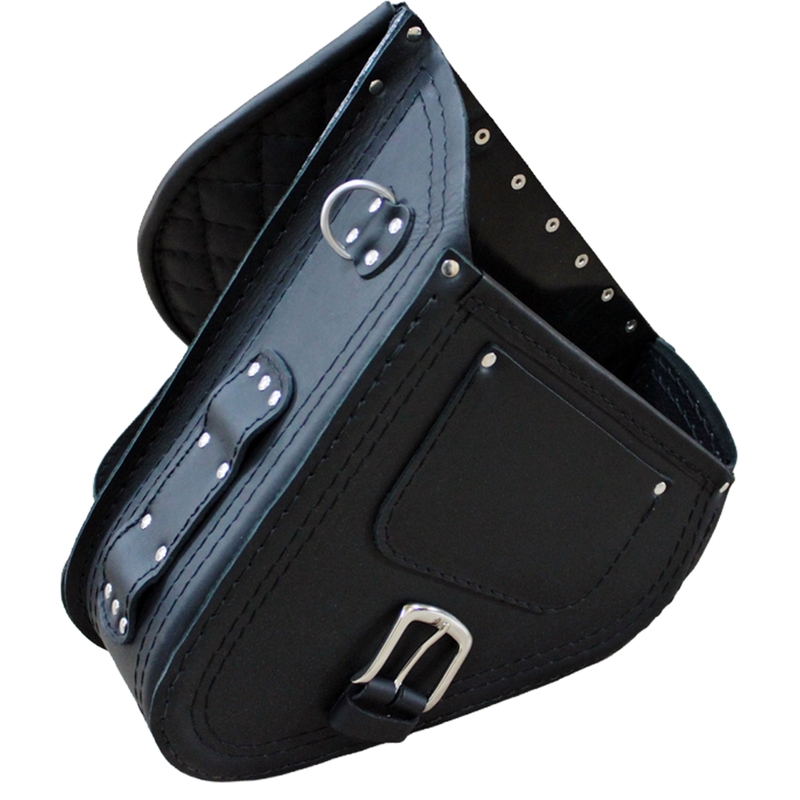 Кожена мотоциклетна чанта RSA S592 HD Softtail черна