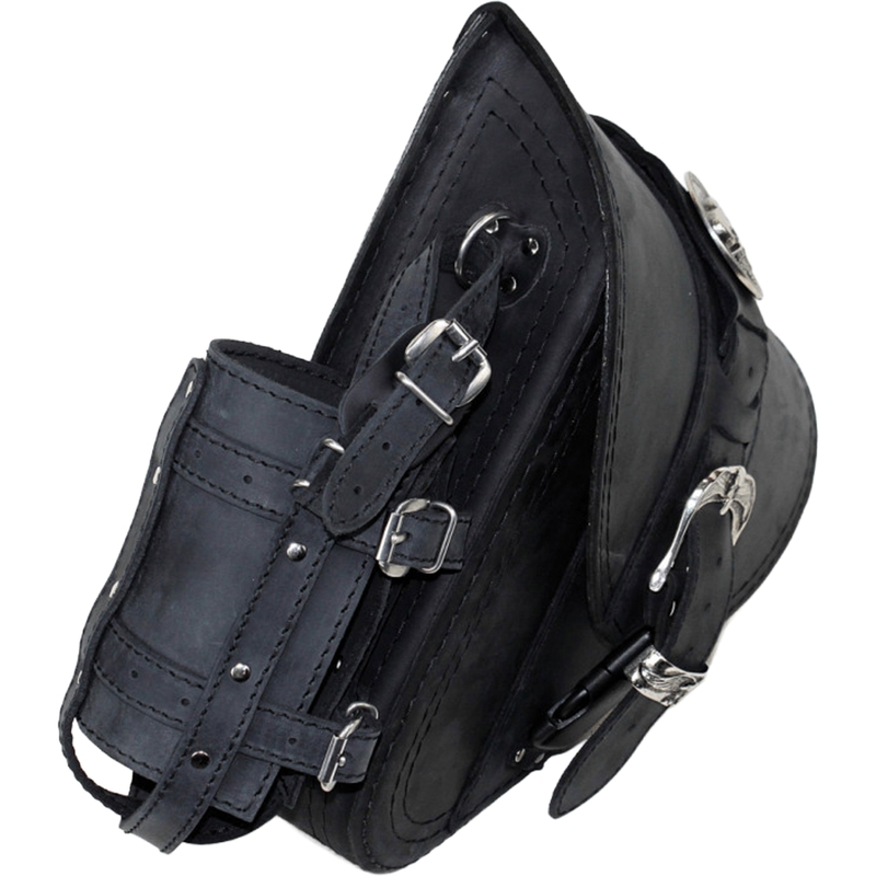 Кожена мотоциклетна чанта RSA S594 HD Softtail черна