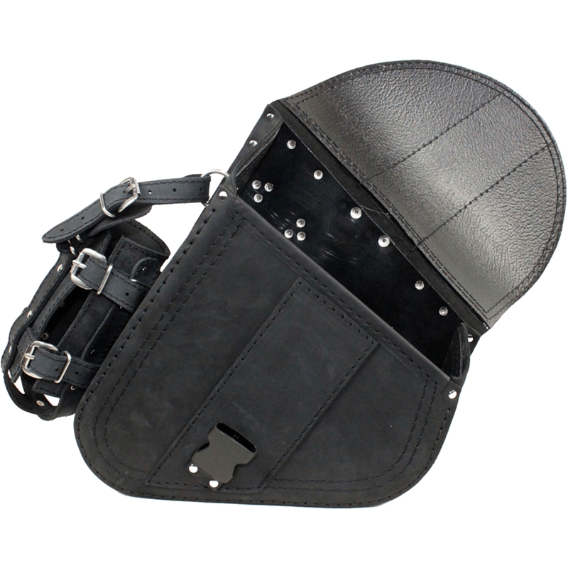 Кожена мотоциклетна чанта RSA S594 HD Softtail черна