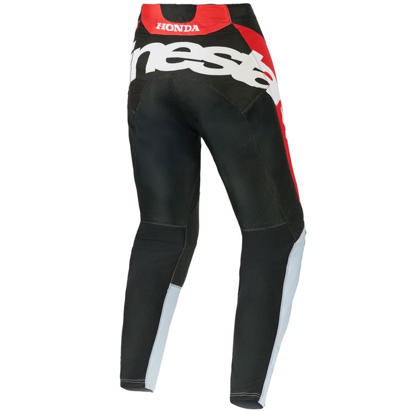 Мотокрос панталон Alpinestars Racer Veil Honda черно-сиво-червено-жълто