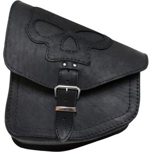 Кожена мотоциклетна чанта RSA S66 Skull HD Softail черна